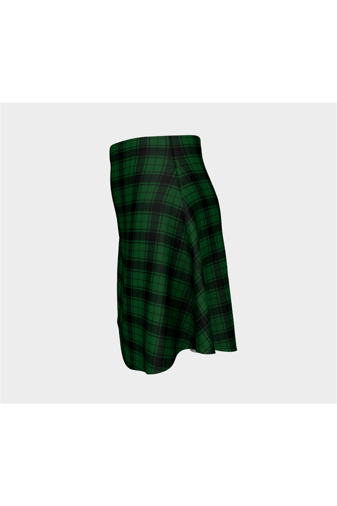 Hunters Green Plaid Flare Skirt - Objet D'Art