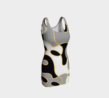 Chained Maiden Polka Dot Bodycon Dress - Objet D'Art