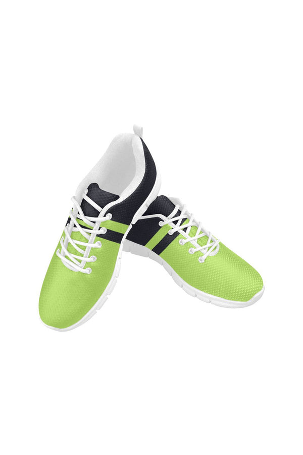 Lime Grenn & Blue Women's Breathable Running Shoes - Objet D'Art