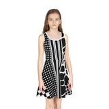 Girls' Sleeveless Sundress (AOP) - Objet D'Art