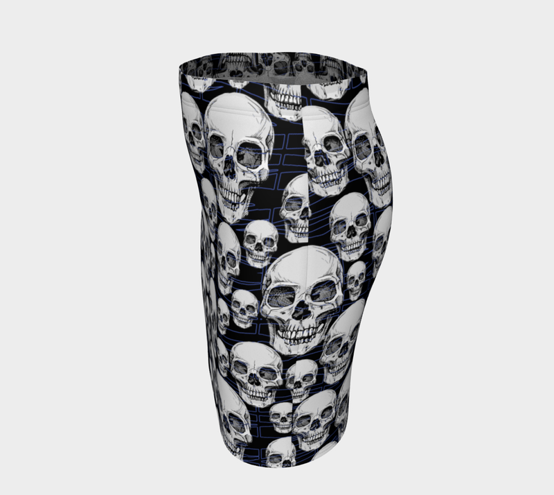 Skull Nation Fitted Skirt - Objet D'Art