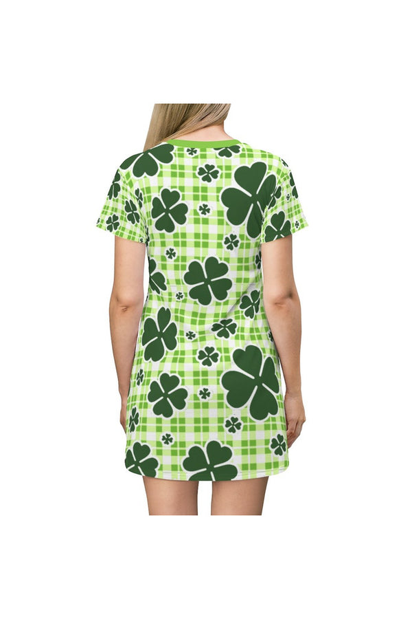 Saint Patty's Day T-Shirt Dress - Objet D'Art