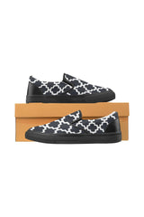 Geometric Tessellation Men's Unusual Slip-on Canvas Shoes (Model 019) - Objet D'Art Online Retail Store