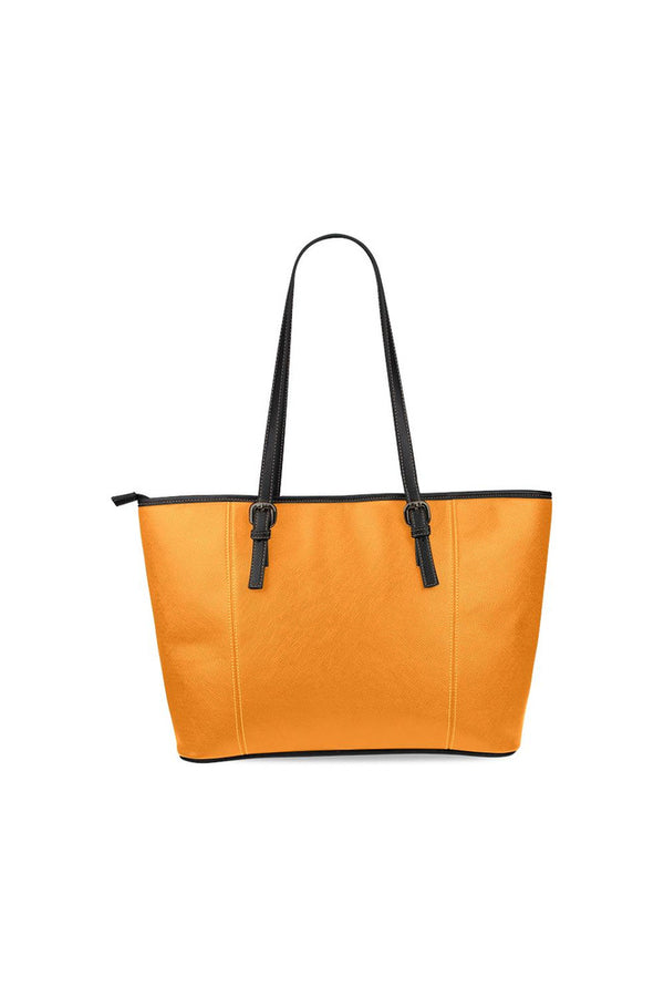 Turmeric Timbre Leather Tote Bag/Small - Objet D'Art