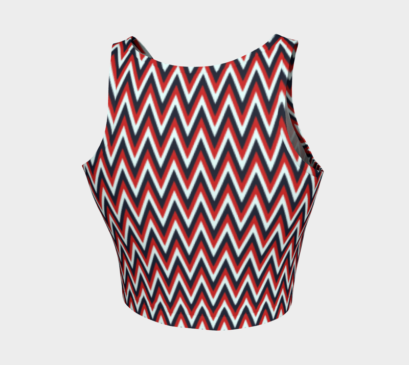 Herringbone Americana Crop Top - Objet D'Art