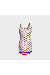 Rainbow Bodycon Dress - Objet D'Art