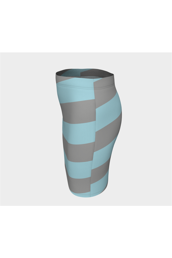 Clearwater Candy Stripe Fitted Skirt - Objet D'Art