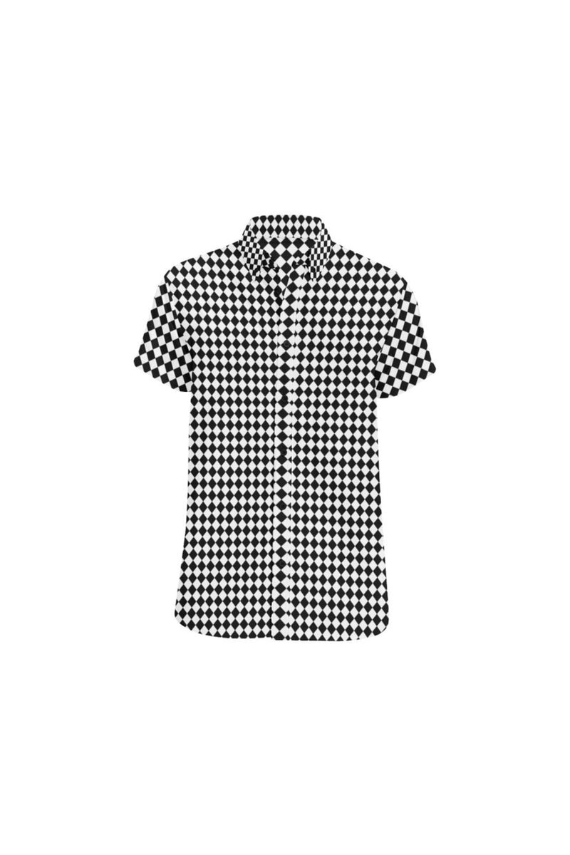 Harlequin Heaven Large Men's All Over Print Short Sleeve Shirt/Large Size - Objet D'Art Online Retail Store