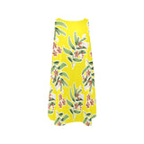 Floral Sleeveless A-Line Pocket Dress - Objet D'Art