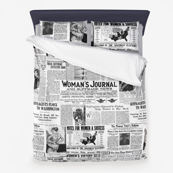 Women's Suiffrage Microfiber Duvet Cover - Objet D'Art
