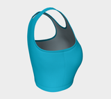 Blue Atoll Athletic Crop Top - Objet D'Art