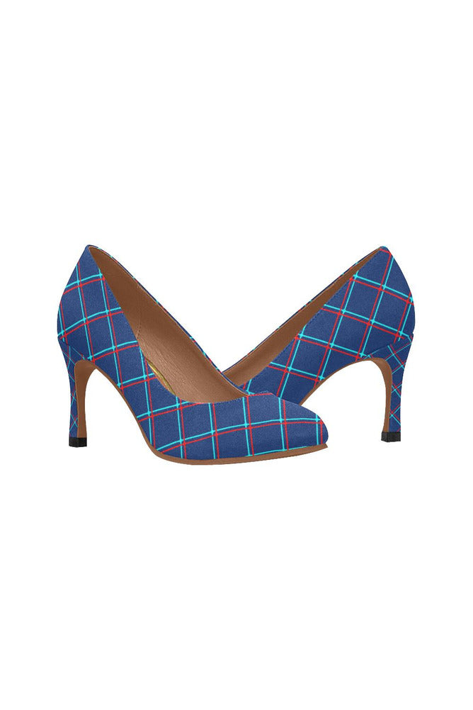 Plaid Player Women's High Heels - Objet D'Art