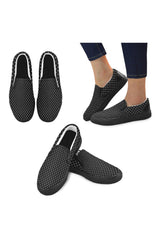 Micro Dot Men's Slip-on Canvas Shoes - Objet D'Art Online Retail Store