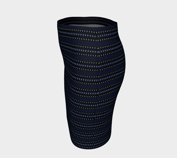 Grave Concept Fitted Skirt - Objet D'Art