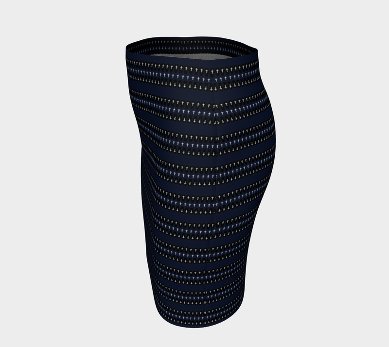 Grave Concept Fitted Skirt - Objet D'Art