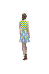 Floral Fountain Thea Sleeveless Skater Dress - Objet D'Art Online Retail Store