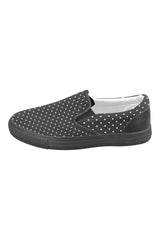 Micro Dot Men's Slip-on Canvas Shoes - Objet D'Art Online Retail Store