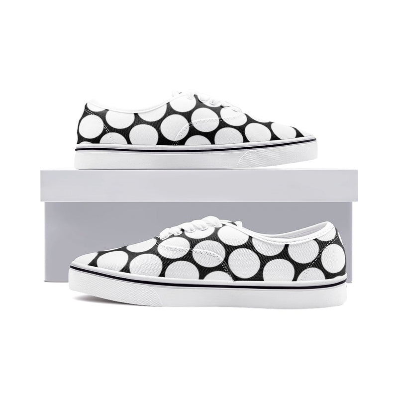 Dottie Unisex Canvas Sneakers - Objet D'Art