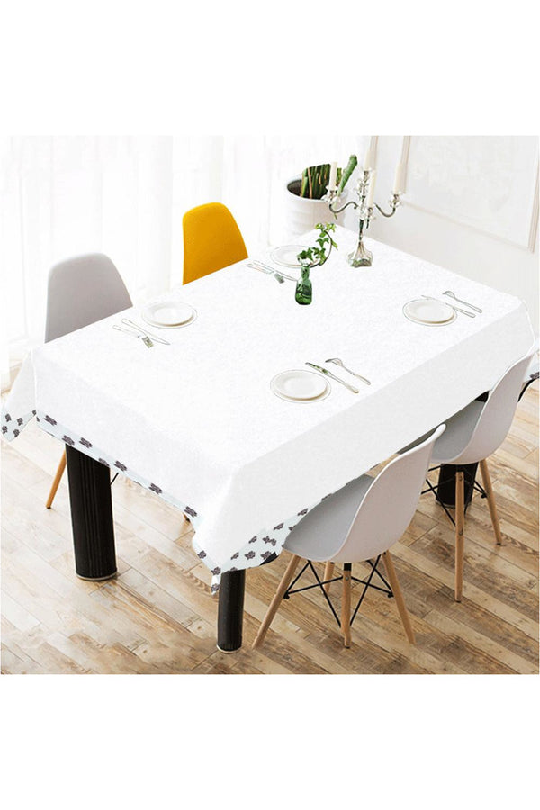 Rosebud Cotton Linen Tablecloth 60" x 90" - Objet D'Art