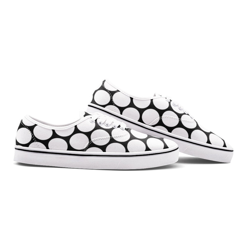 Dottie Unisex Canvas Sneakers - Objet D'Art