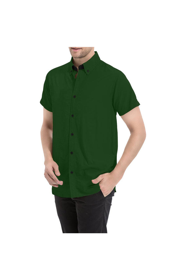 Go Green Men's All Over Print Short Sleeve Shirt - Objet D'Art