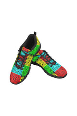 Papel Picado Women's Breathable Running Shoes (Model 055) - Objet D'Art