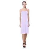 lavender key print 3 Alcestis Slip Dress (Model D05) - Objet D'Art