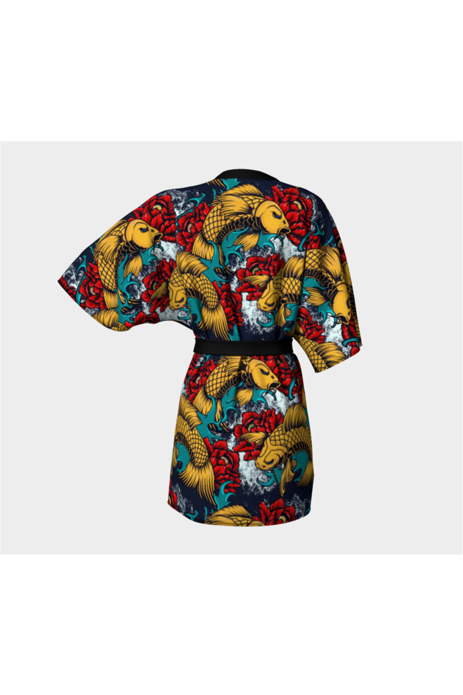 Koi to the World Kimono Robe - Objet D'Art