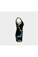 Color Wheel Bodycon Dress - Objet D'Art