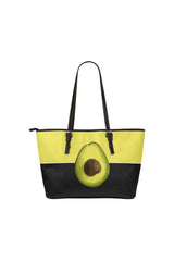 Avocado Leather Tote Bag/Small (Model 1651) - Objet D'Art