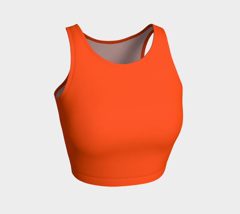 Pumpkin Orange Crop Top - Objet D'Art