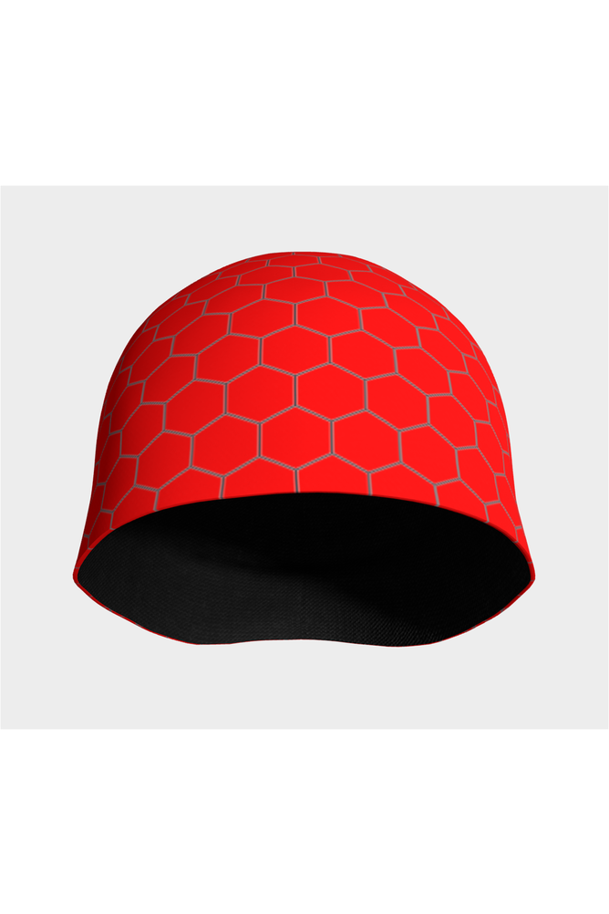 Red Honeycomb Beanie - Objet D'Art