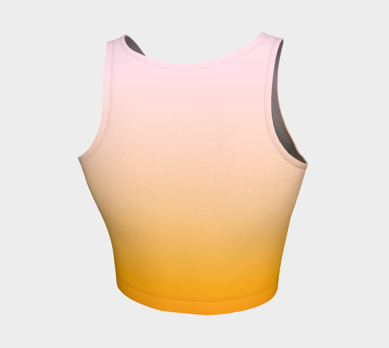 Ombre Athletic Crop Top - Objet D'Art