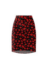 Cherry Chic Women's Pencil Skirt - Objet D'Art