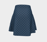 Diamond and Dot Flare Skirt - Objet D'Art