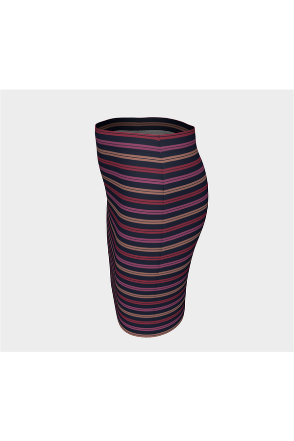 Berries and Blush Fitted Skirt - Objet D'Art Online Retail Store