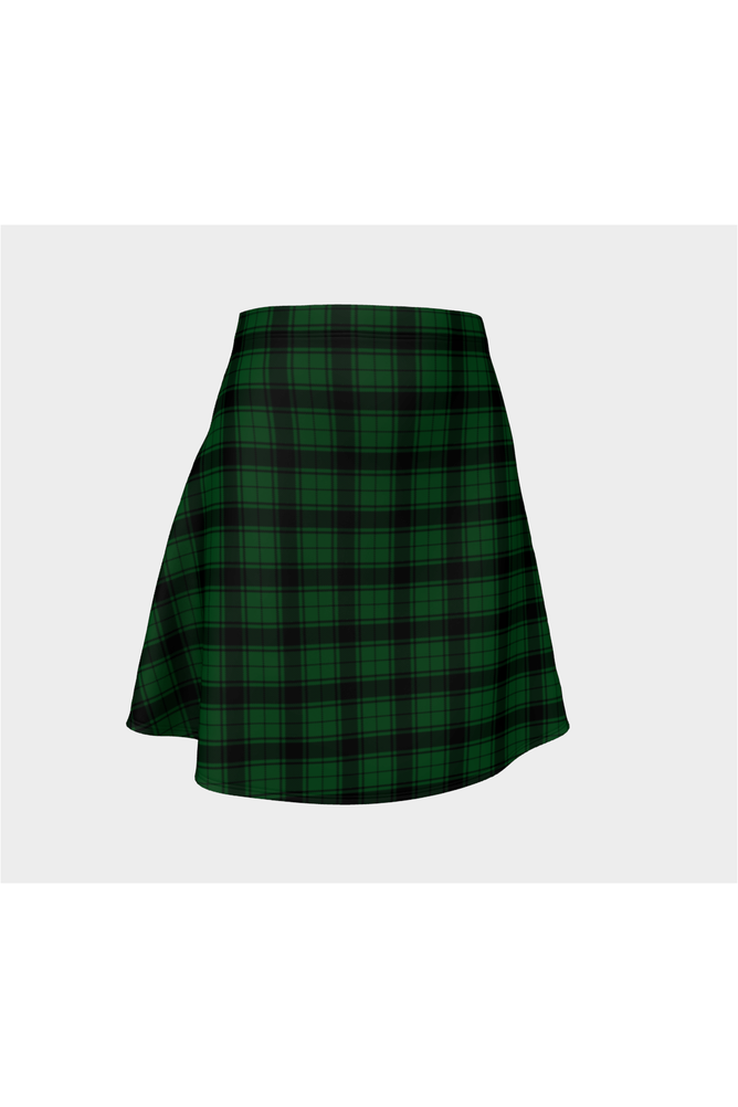 Hunters Green Plaid Flare Skirt - Objet D'Art