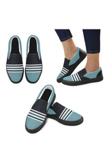 Zapatos de lona sin cordones modernos con rayas para hombres - Tienda minorista en línea Objet D'Art