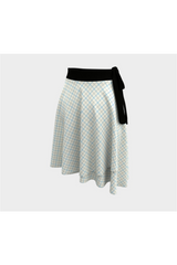 H. M. Kemp Blue/Gray Tattersall Wrap Skirt - Objet D'Art