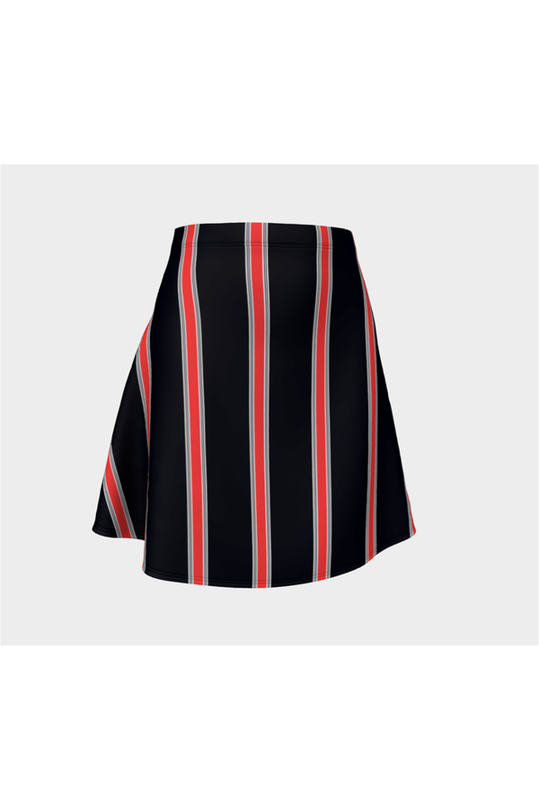Flaming Stripes Flare Skirt - Objet D'Art Online Retail Store