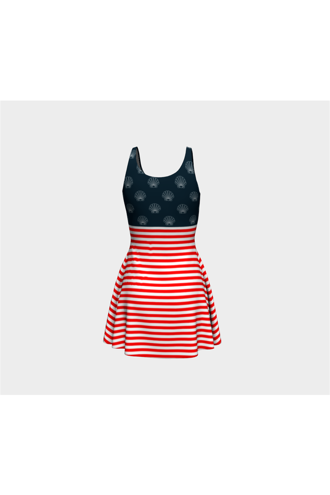 United Shells of America Flare Dress - Objet D'Art