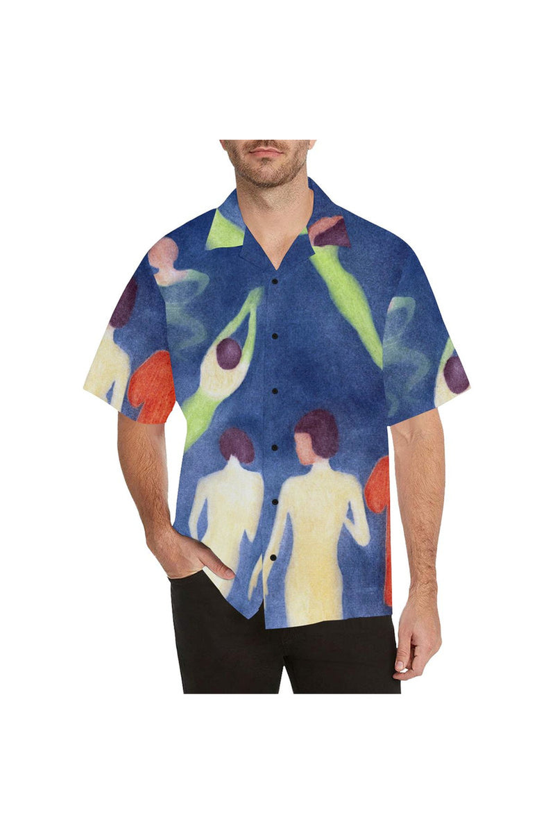Boys Bathing (1896) by Edvard Munch. Hawaiian Shirt - Objet D'Art