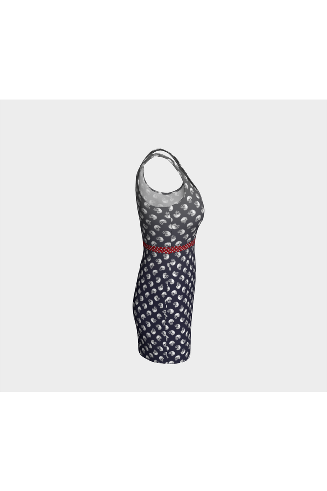 Skull-Ka Dot Bodycon Dress - Objet D'Art