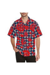 rose 3 Hawaiian Shirt (Model T58) - Objet D'Art