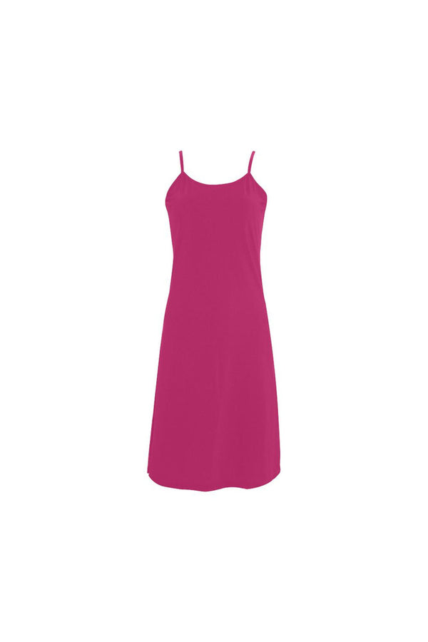 Peacock Pink D05 BACK Alcestis Slip Dress (Model D05) - Objet D'Art