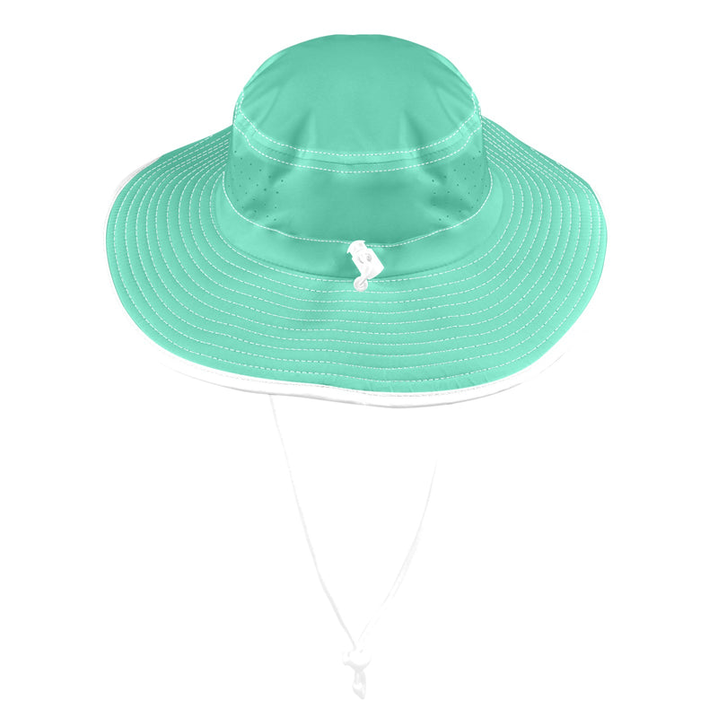 Cool Mint Wide Brim Bucket Hat - Objet D'Art