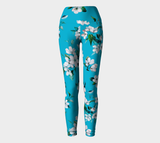 Morning Floral Yoga Leggings - Objet D'Art