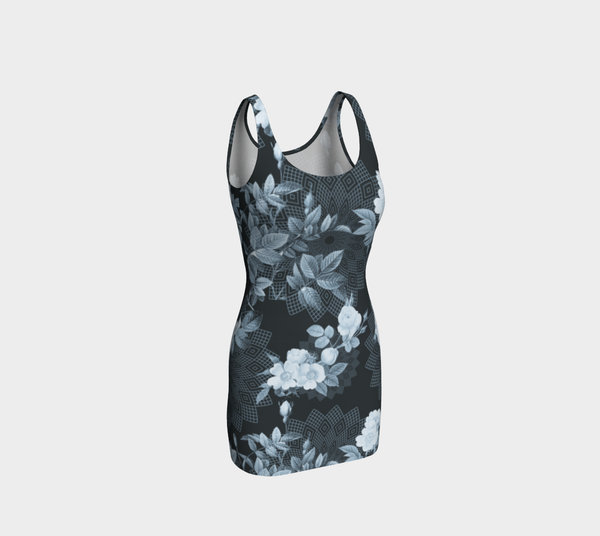 Selenium Floral Web Bodycon Dress - Objet D'Art