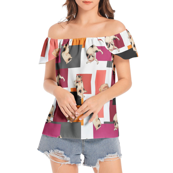 Women's Off The Shoulder Top - Objet D'Art