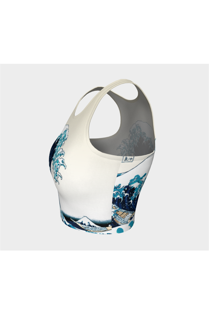 Great Wave Off Kanagawa Athletic Top - Objet D'Art
